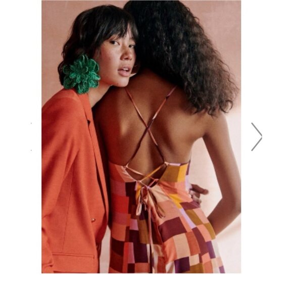 Sezane Edition Alosie Slip Dress Silk Kinsley Size 34 (2) - Picture 5 of 13